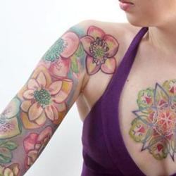 Tattoos - Kristen Helleborus bodyset - 73231